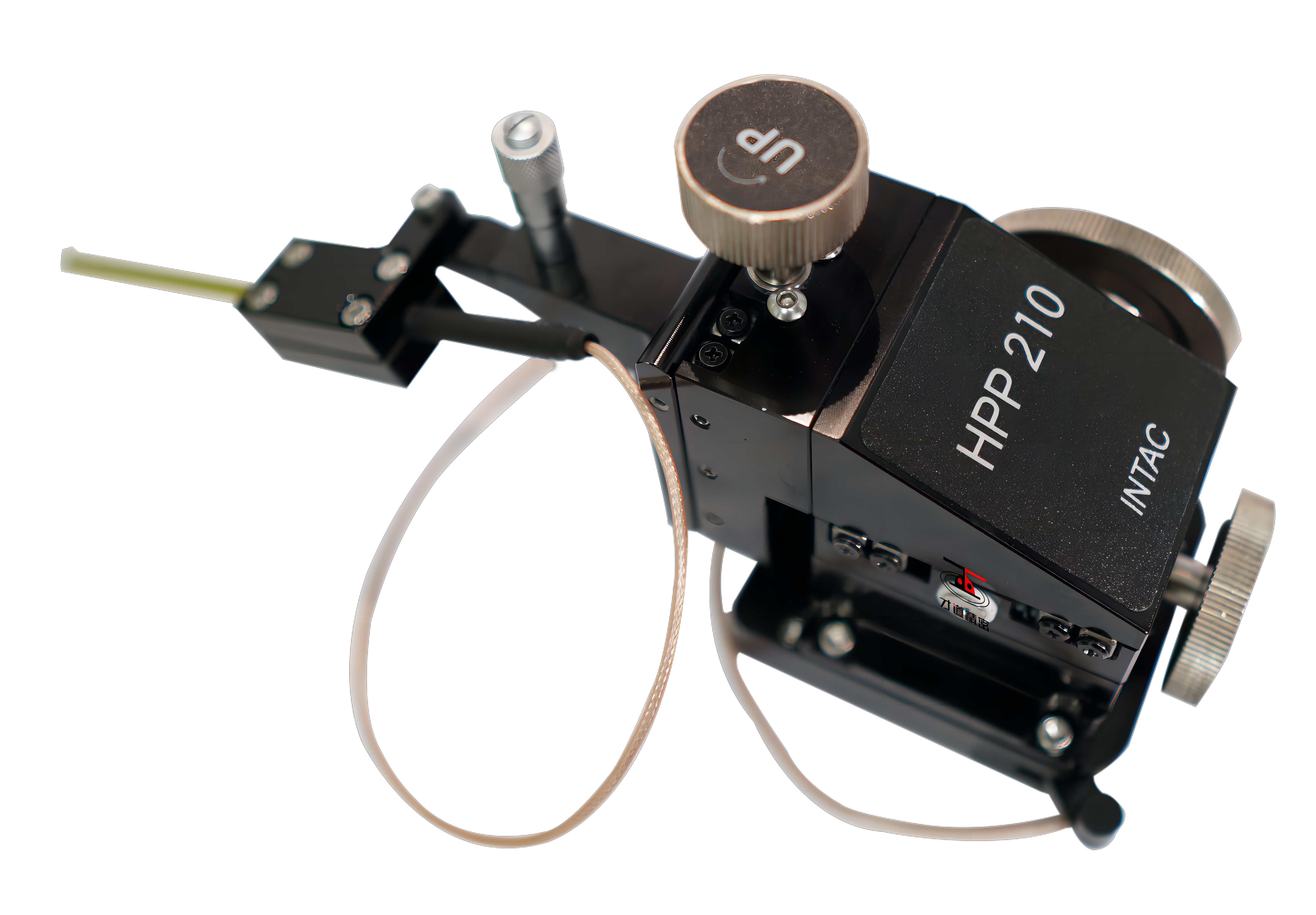 Позиционер испытательного иглодержателя используется с коаксиальным/триаксиальным приспособлением для зонда.