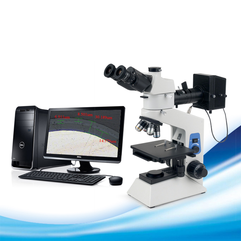 Вертикальный металлографический микроскоп для анализа материалов INTC-LV11